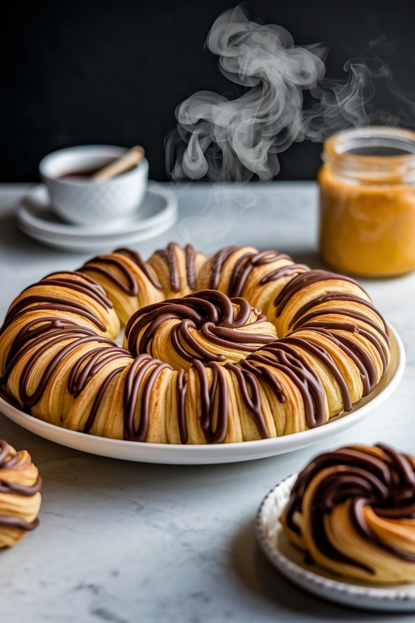puff pastry nutella twists 4 ingredients