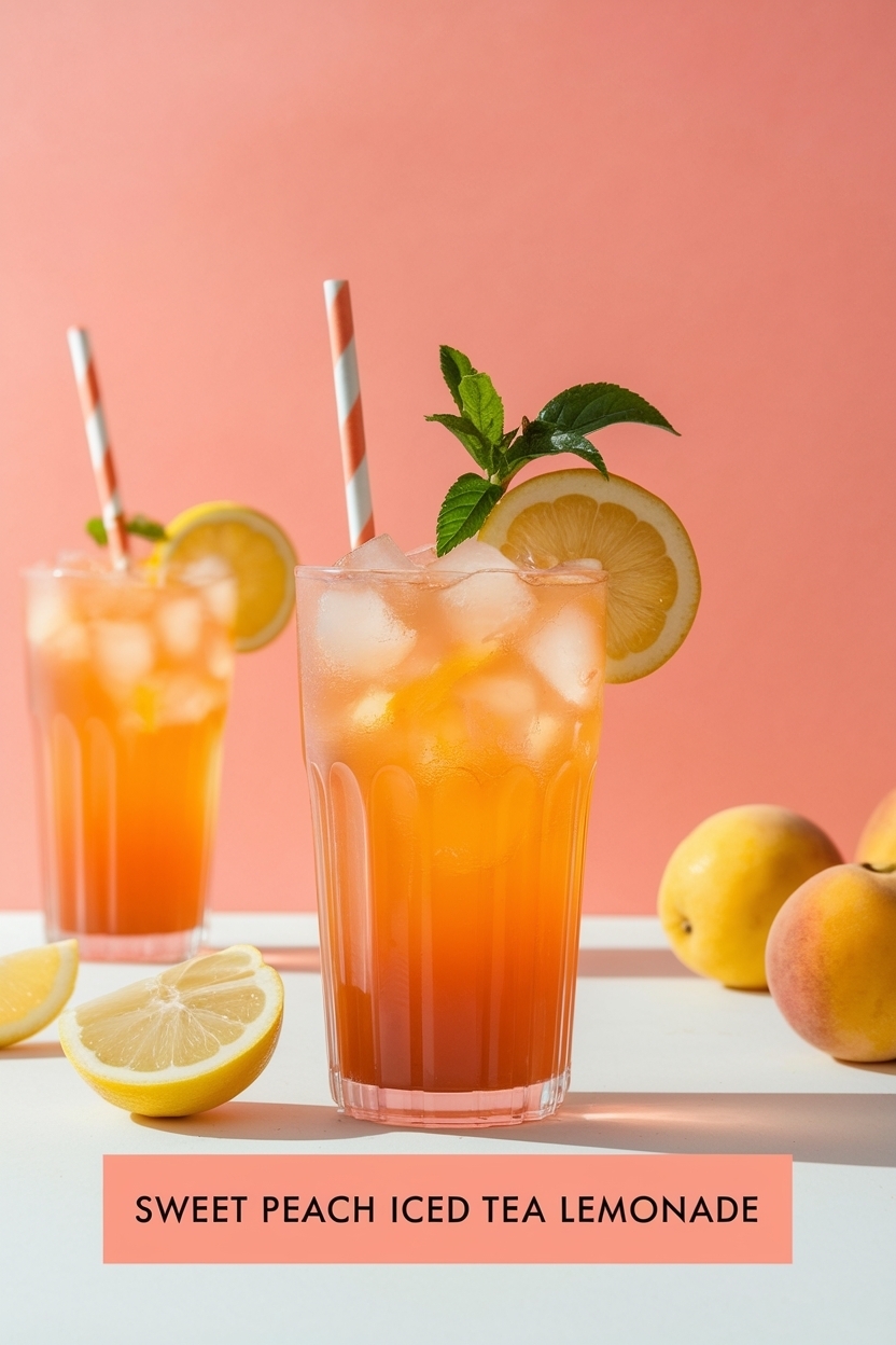 peach iced tea lemonade