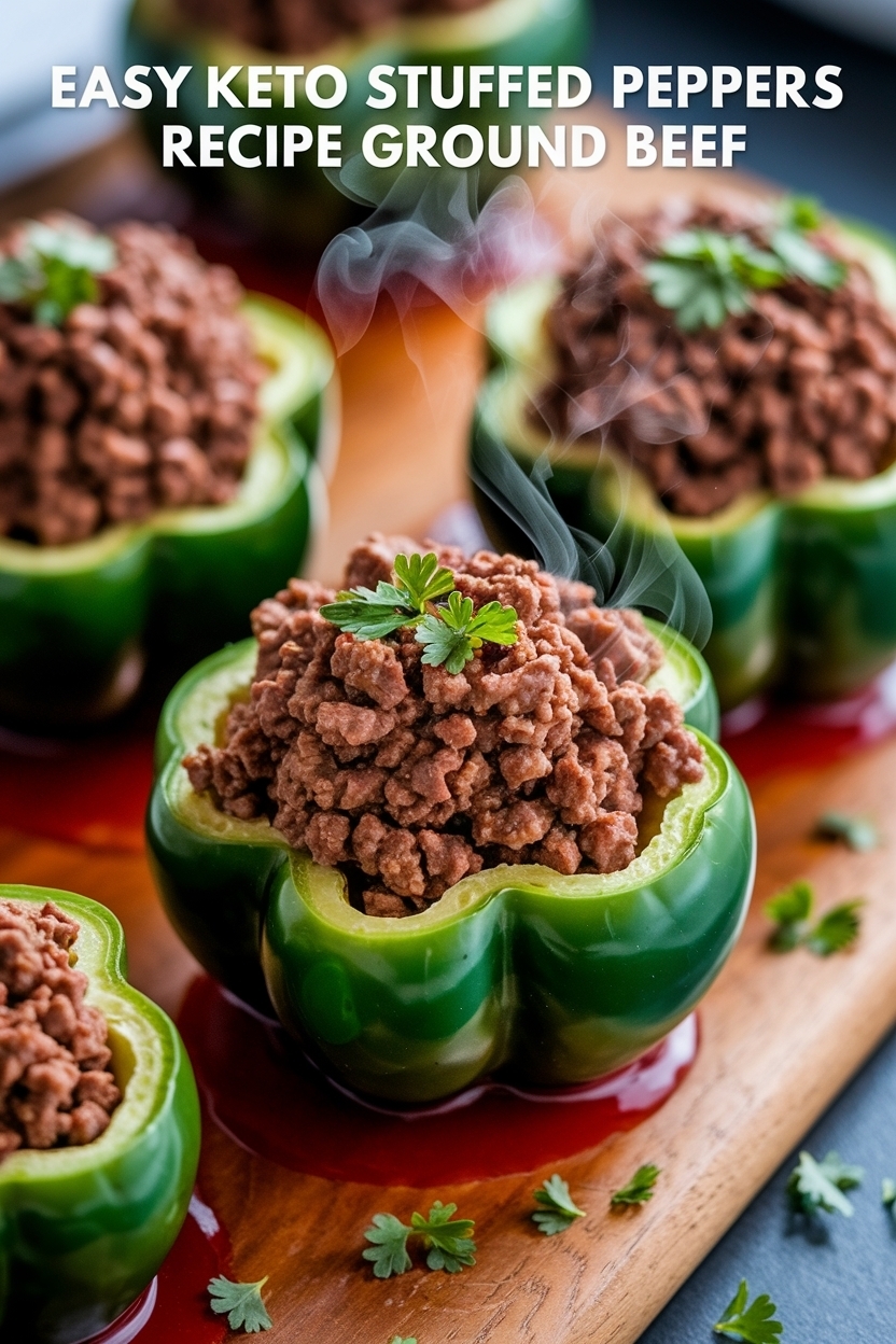 keto stuffed peppers recipe ground beef