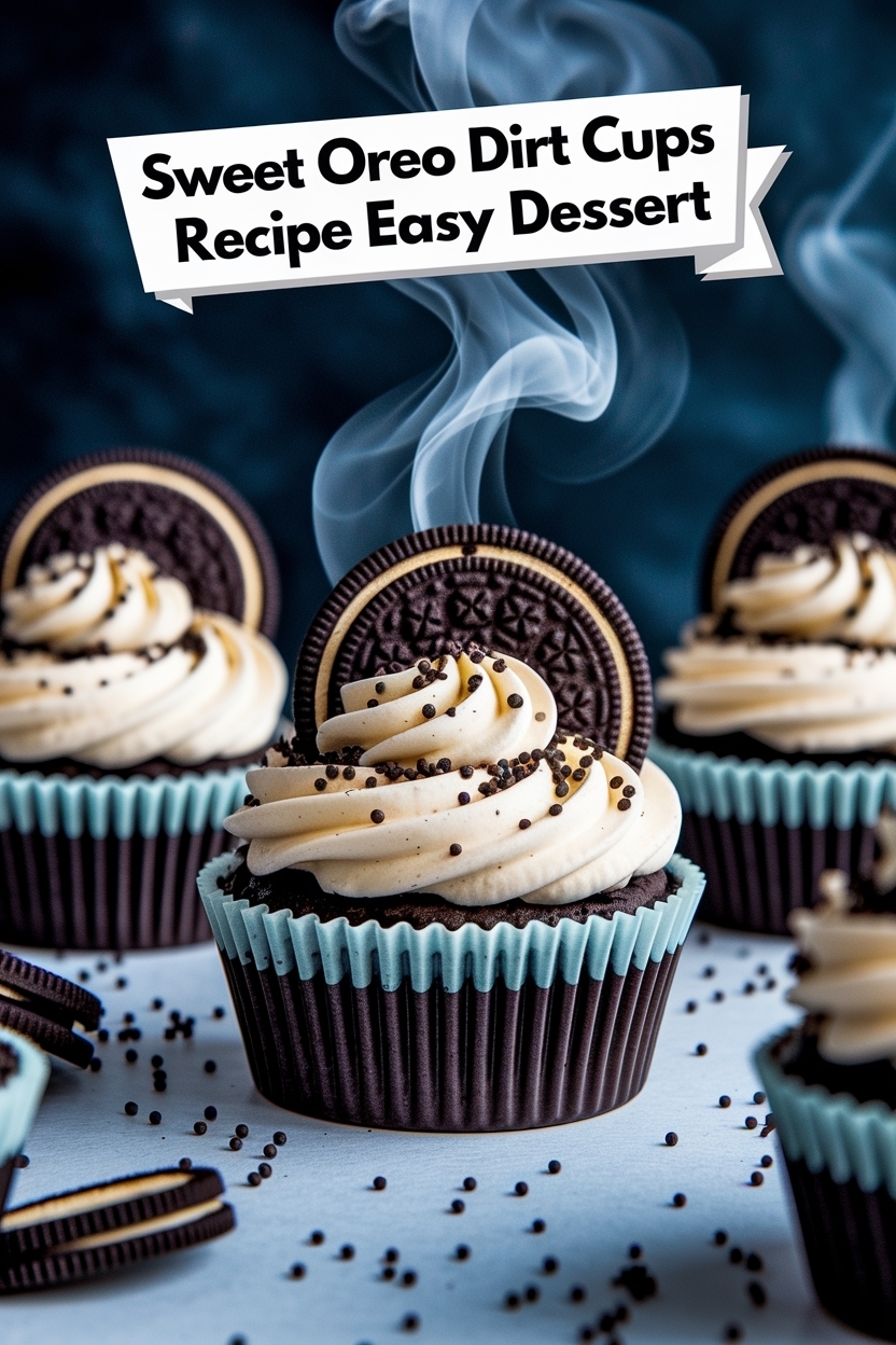 oreo dirt cups recipe easy dessert