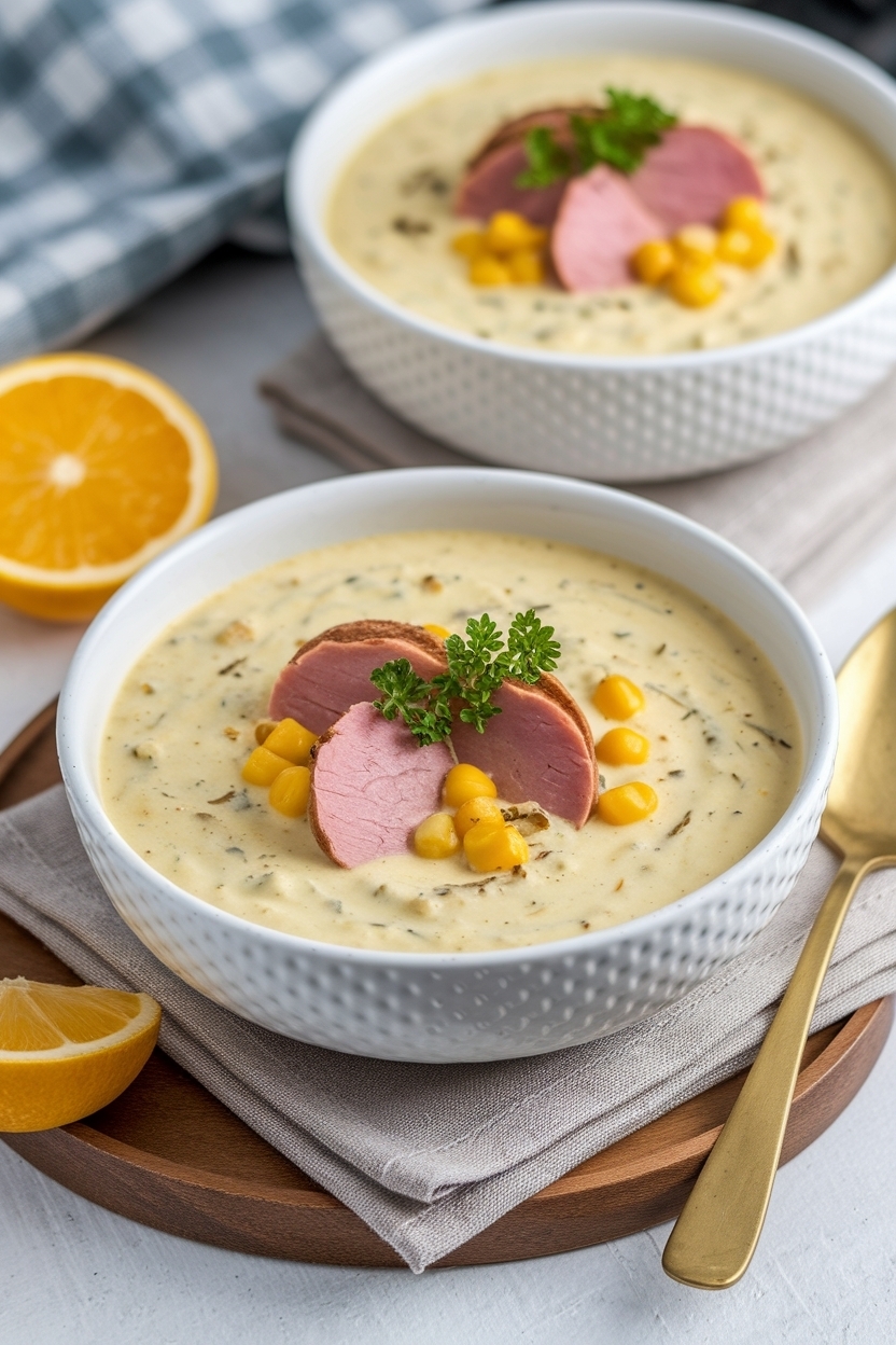 leftover ham potato corn chowder