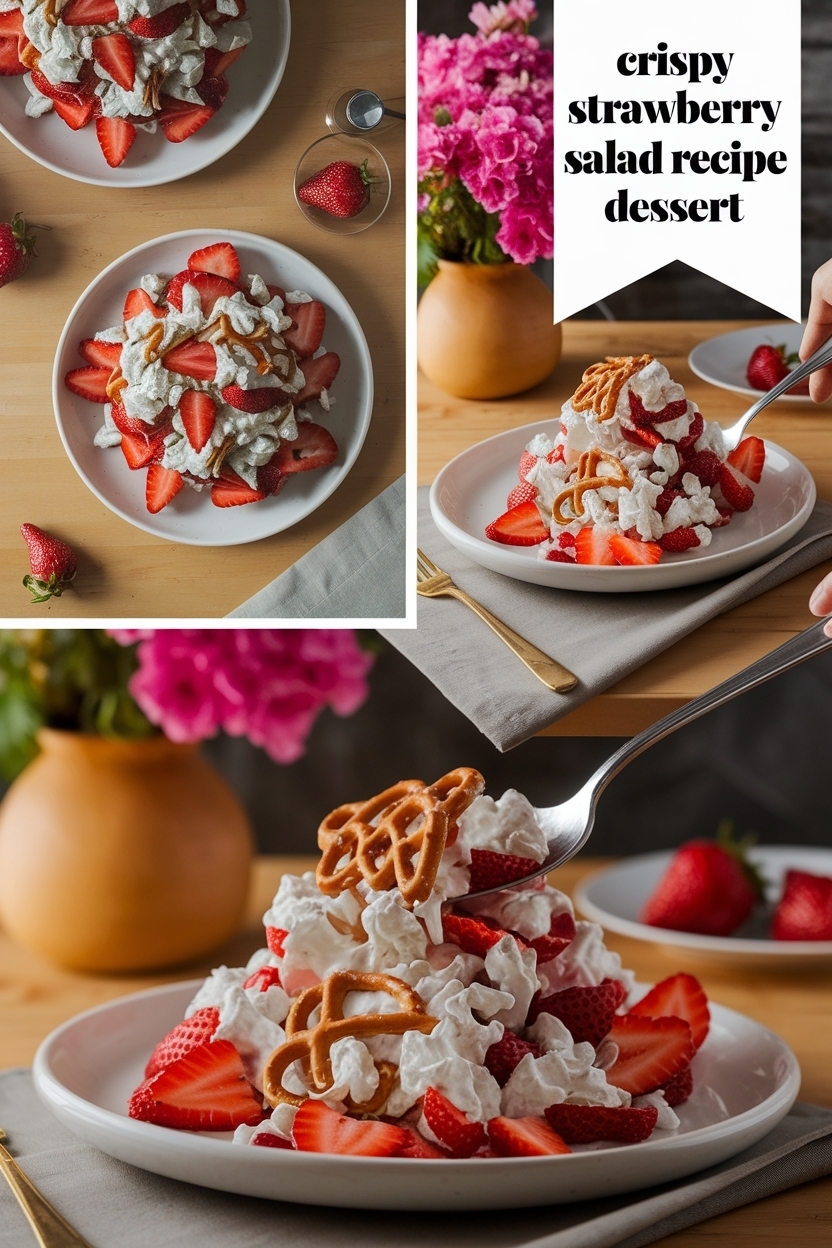 strawberry pretzel salad recipe dessert
