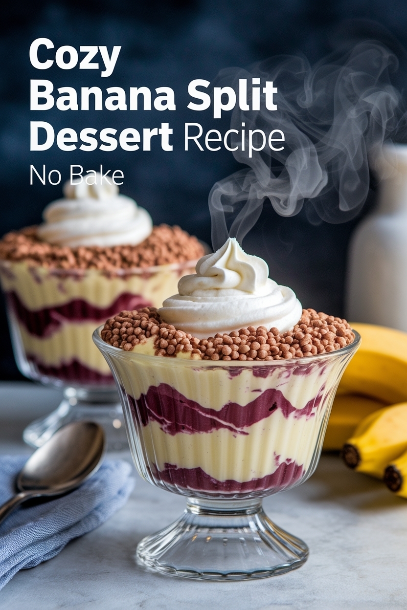 banana split dessert recipe no bake