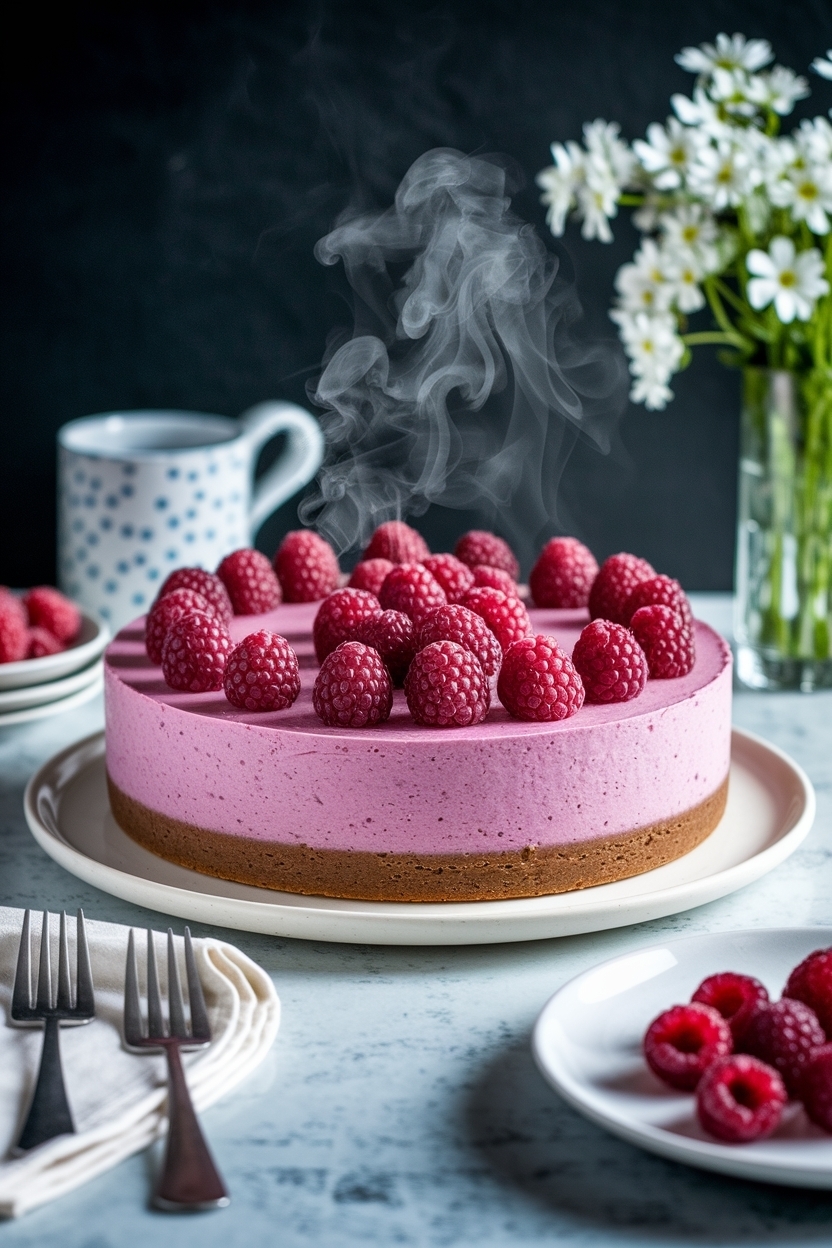 no bake raspberry cheesecake recipe