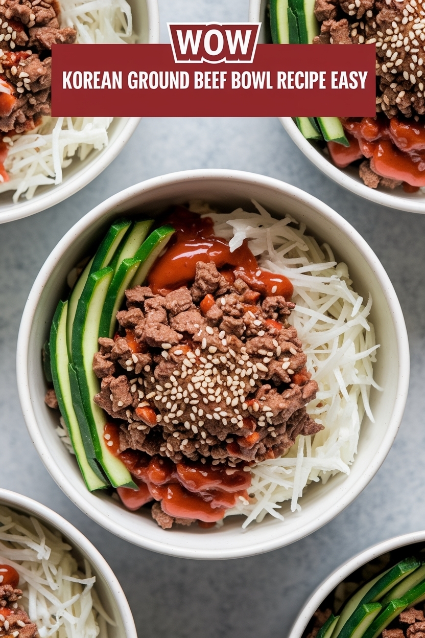 korean ground beef bowl recipe easy