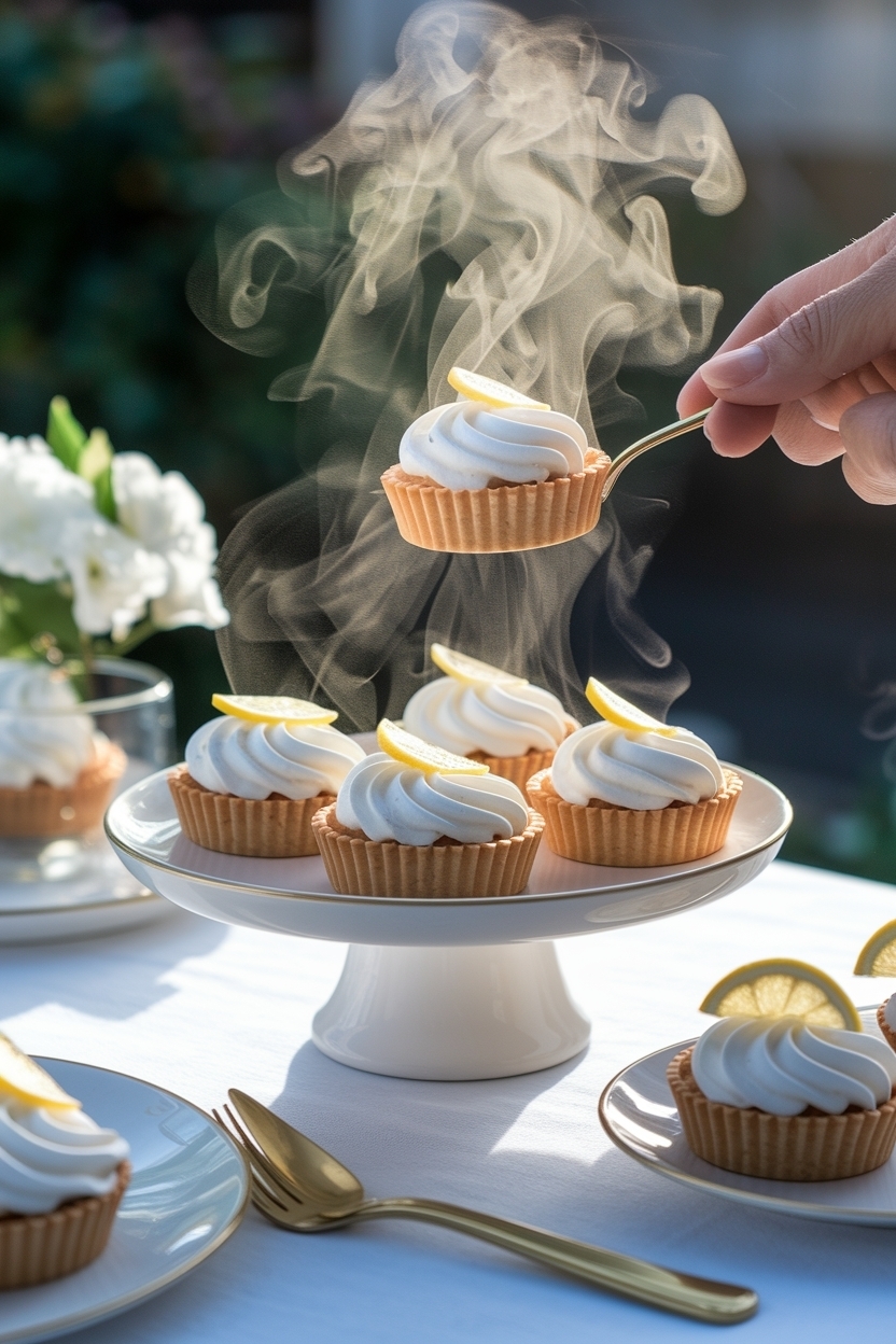 mini lemon tarts bridal shower
