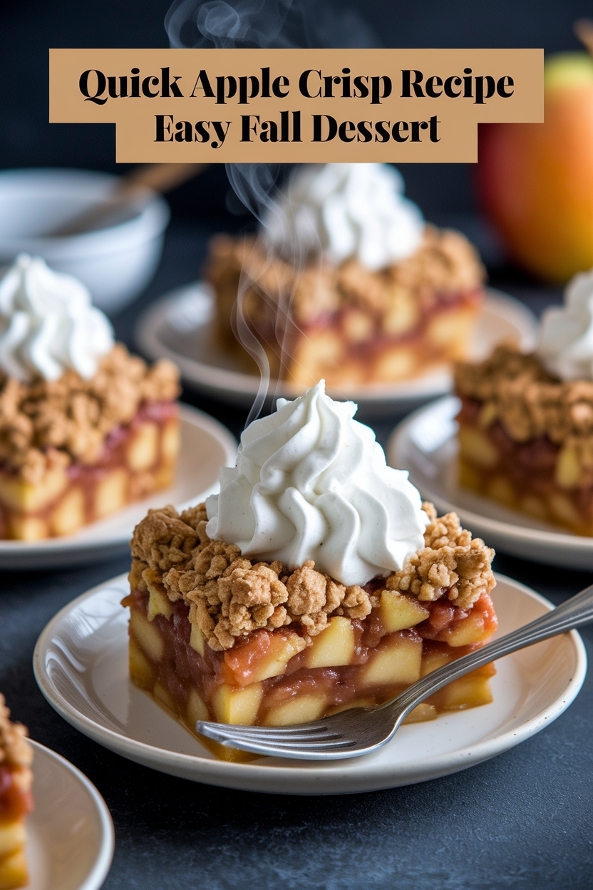 apple crisp recipe easy fall dessert