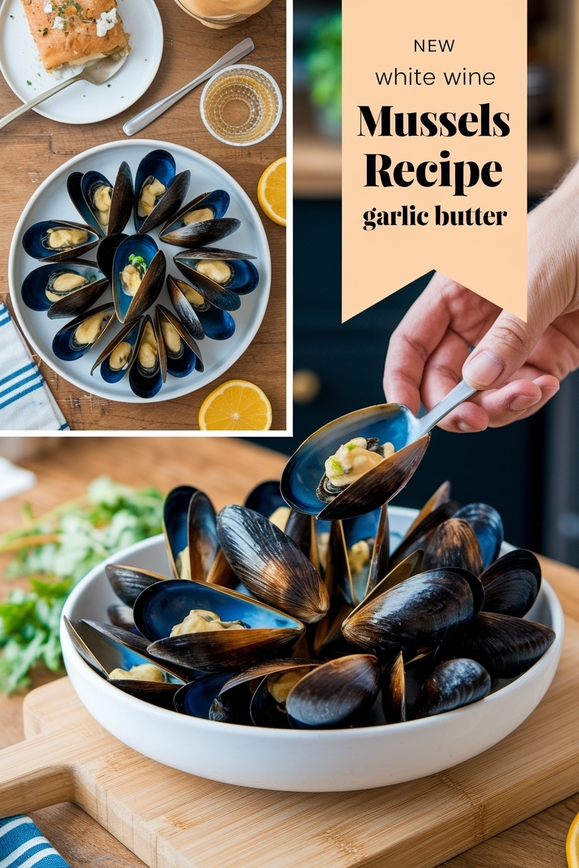 white wine mussels recipe garlic butter