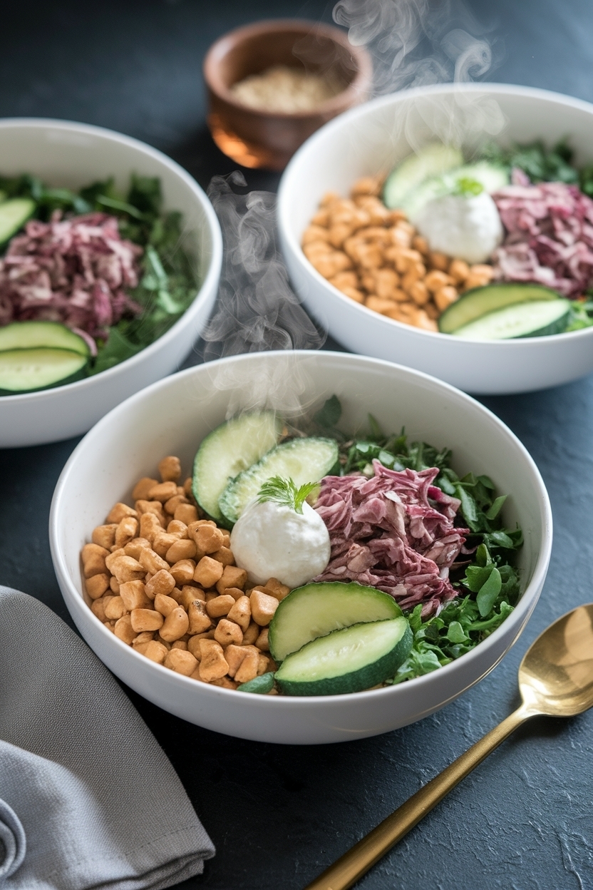 vegetarian meal prep bowls high protein