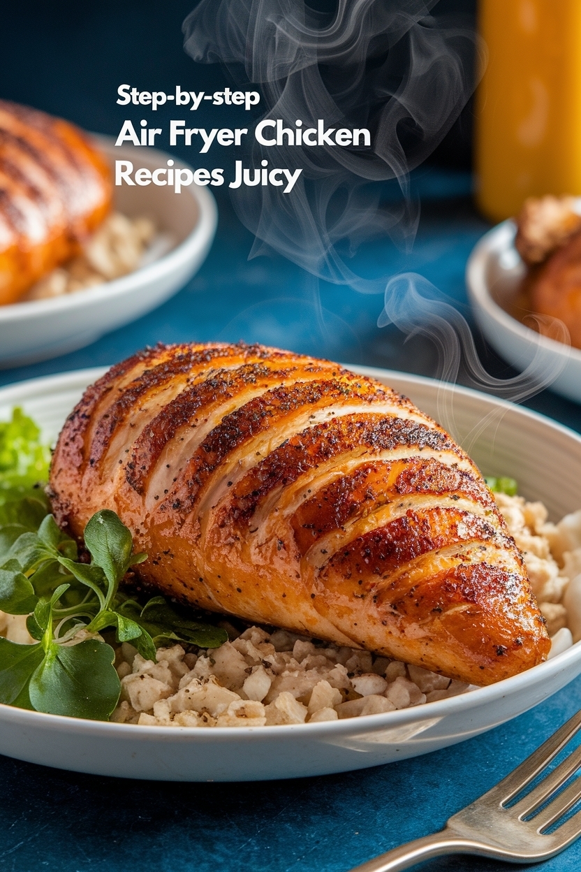 air fryer chicken breast recipes juicy