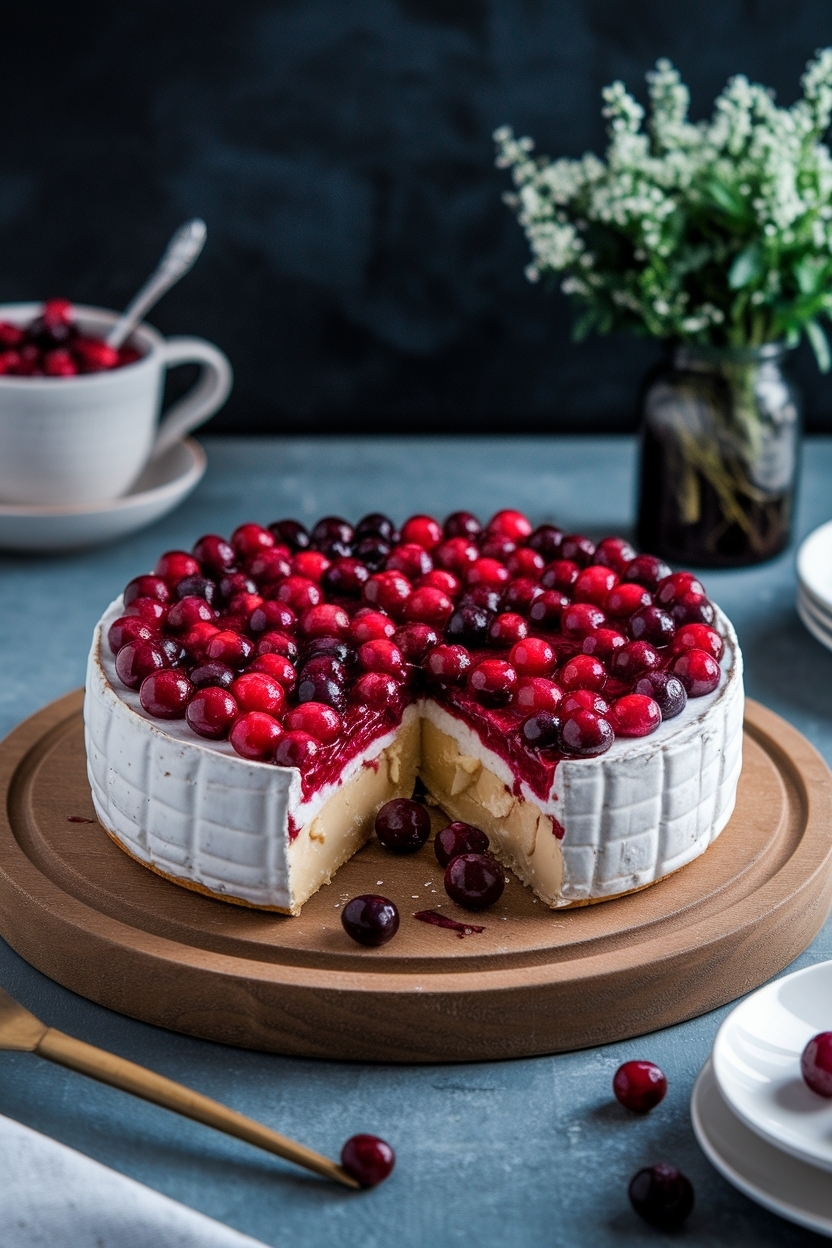 baked brie recipe with cranberries easy