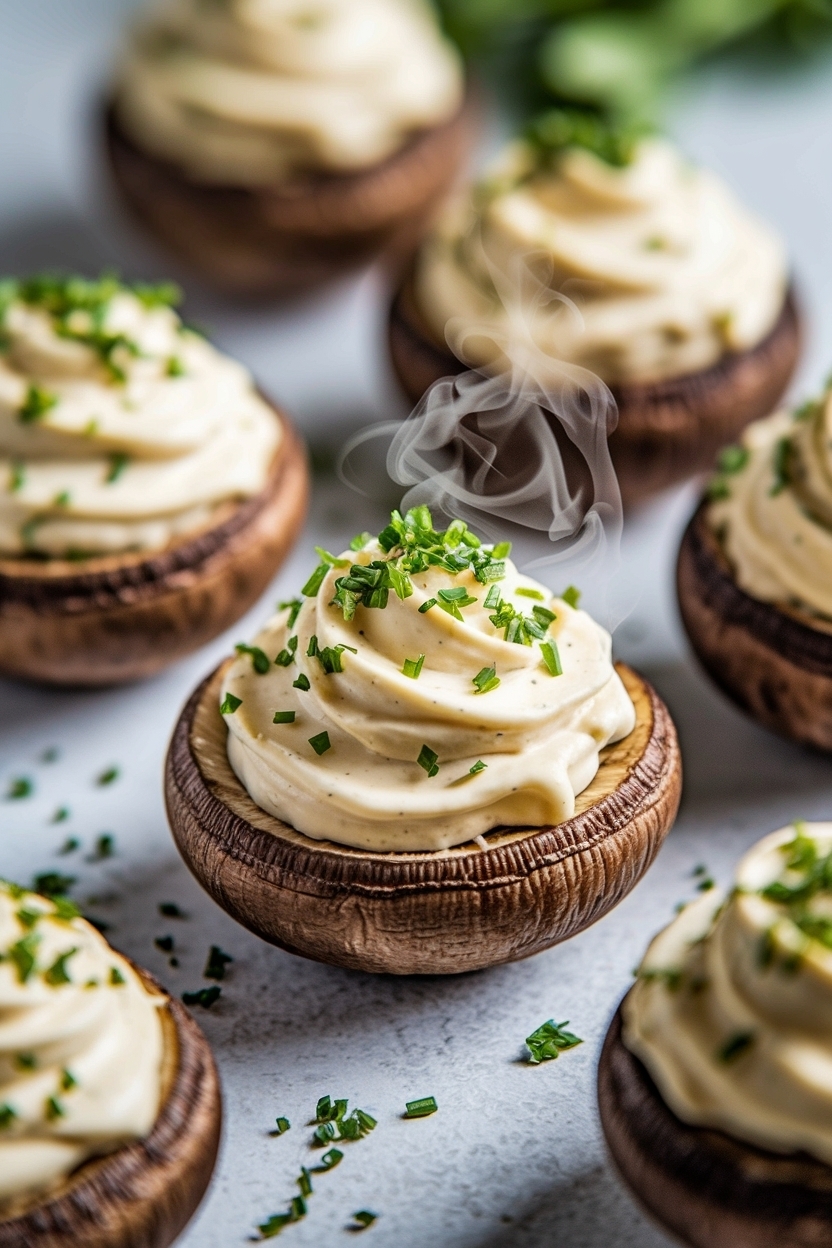 stuffed mushrooms recipe cream cheese garlic