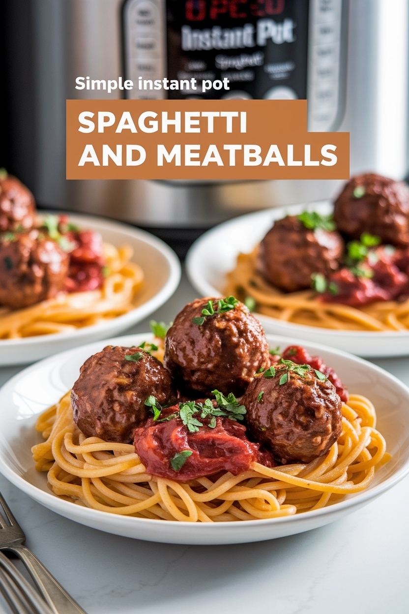 instant pot spaghetti and meatballs