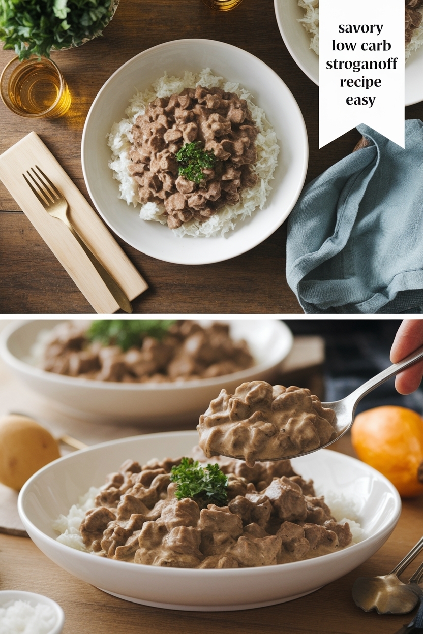 low carb beef stroganoff recipe easy