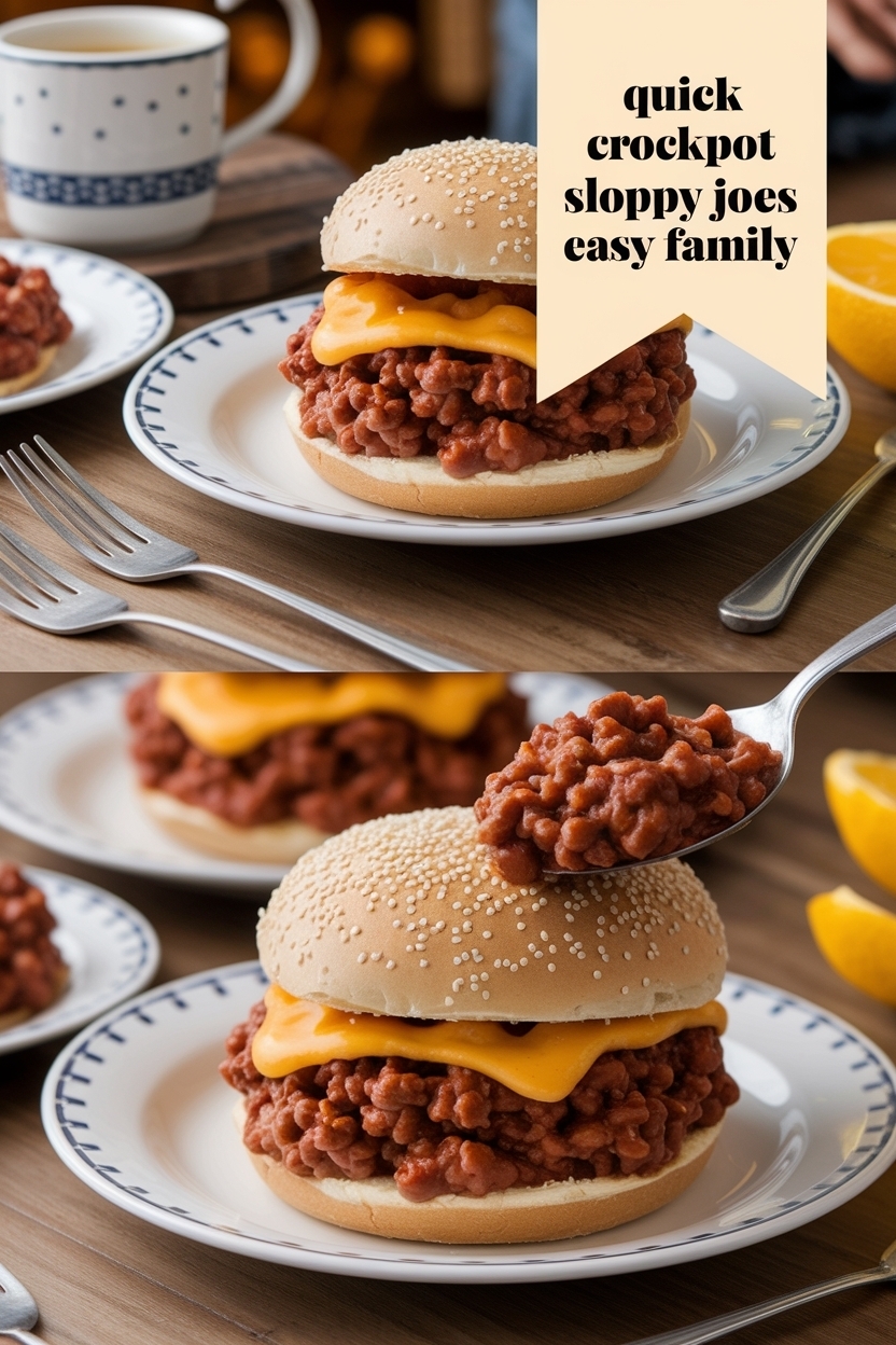 crockpot sloppy joes recipe easy family - Extra Photo