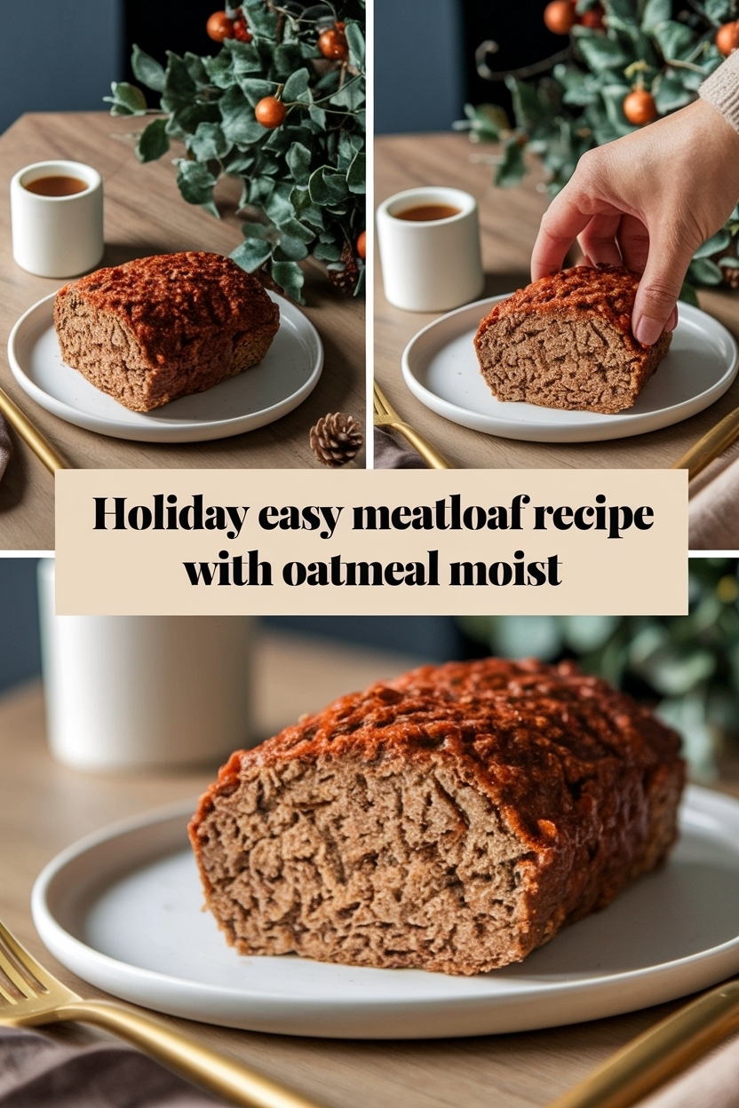 easy meatloaf recipe with oatmeal moist