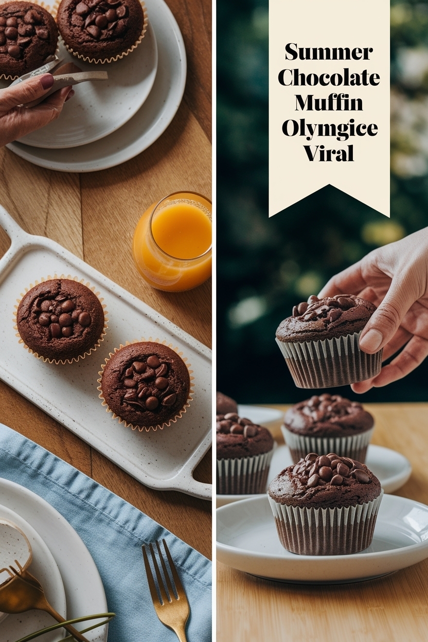 chocolate muffin recipe olympic village viral