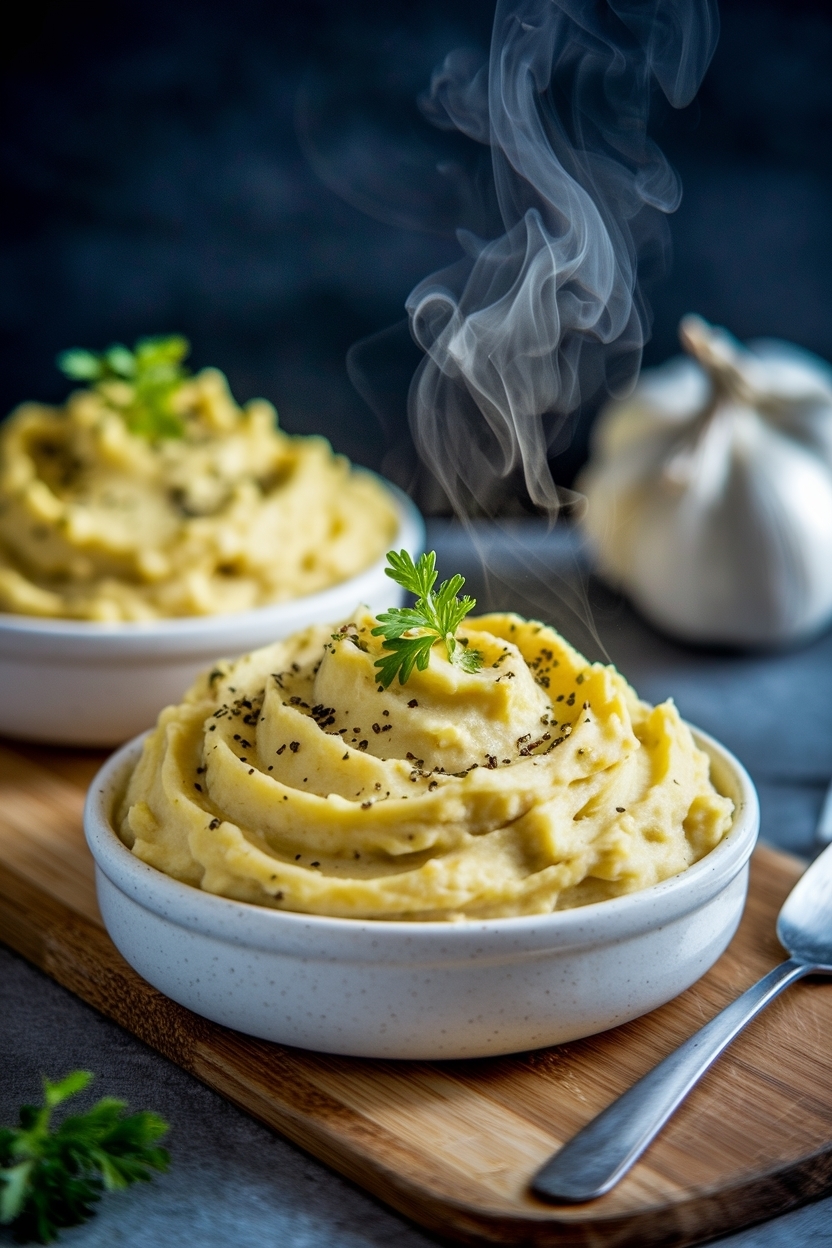 garlic mashed potatoes recipe creamy