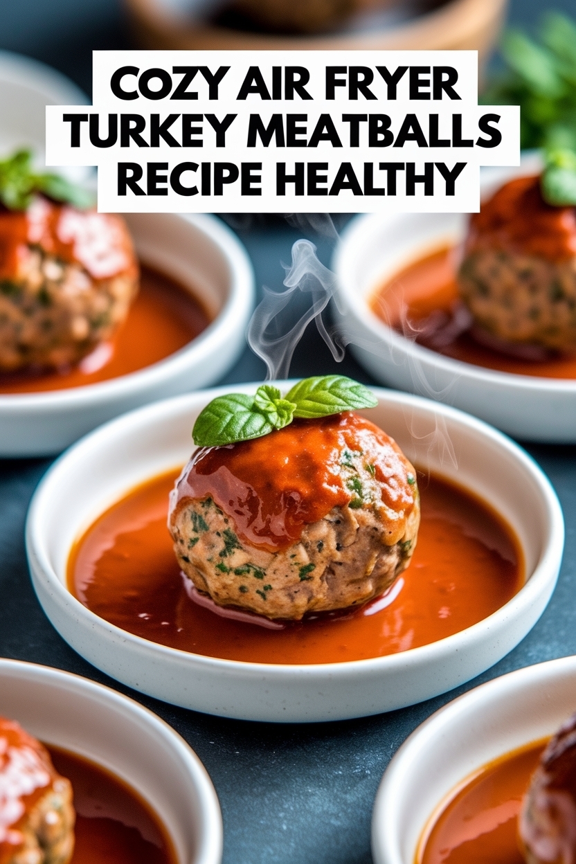 air fryer turkey meatballs recipe healthy