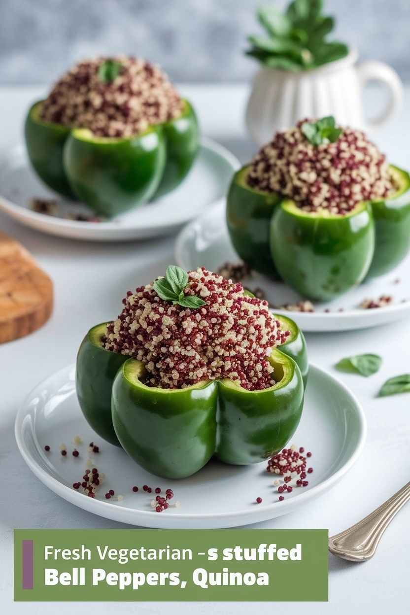 vegetarian stuffed bell peppers quinoa