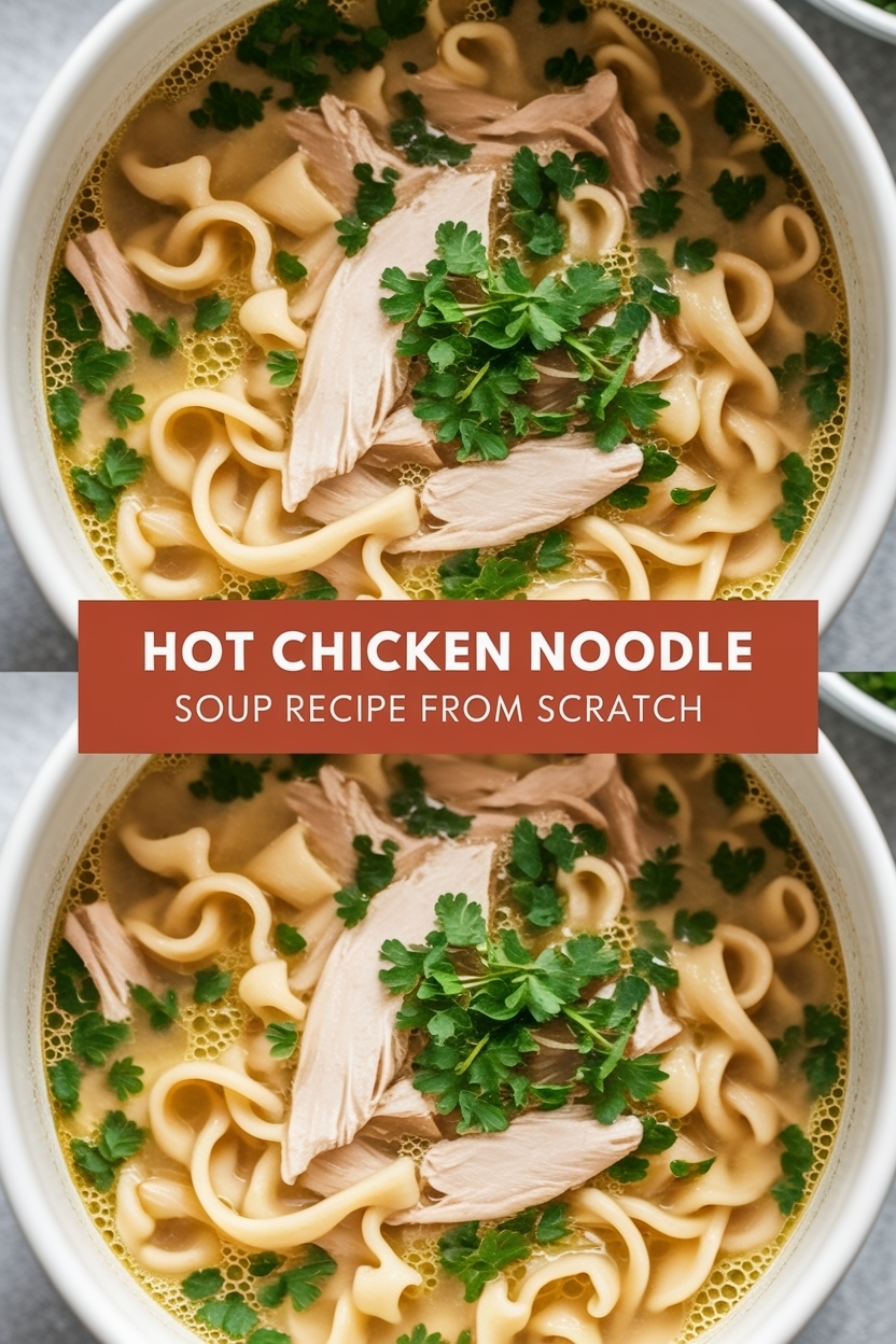 chicken noodle soup recipe from scratch