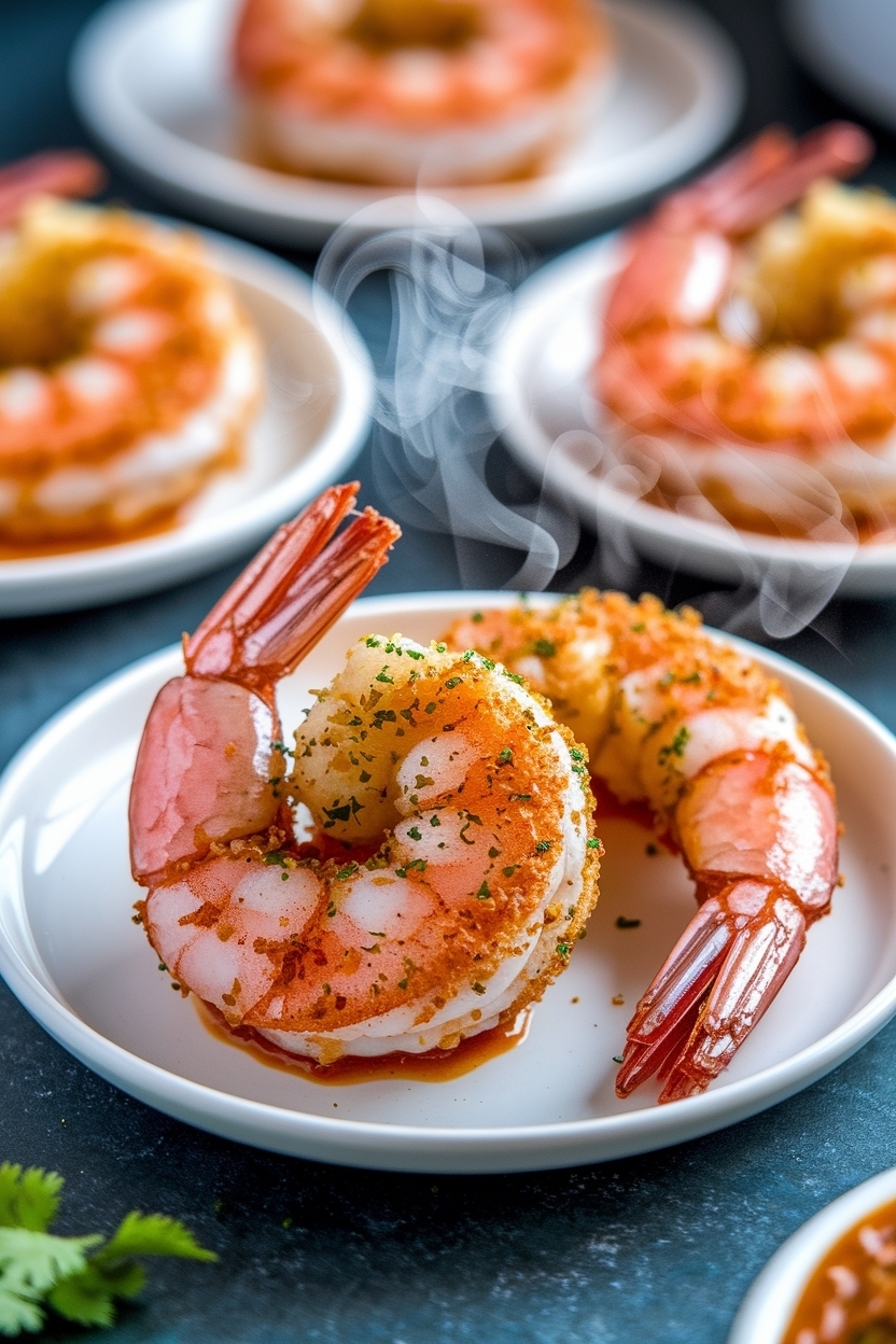 air fryer shrimp recipe breaded crispy