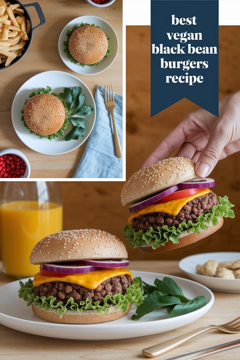 vegan black bean burgers recipe