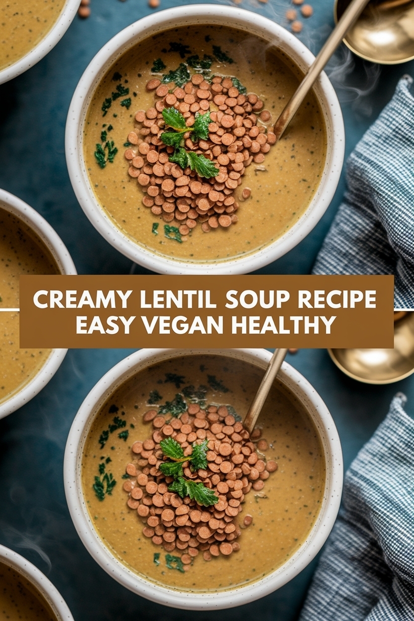 lentil soup recipe easy vegan healthy