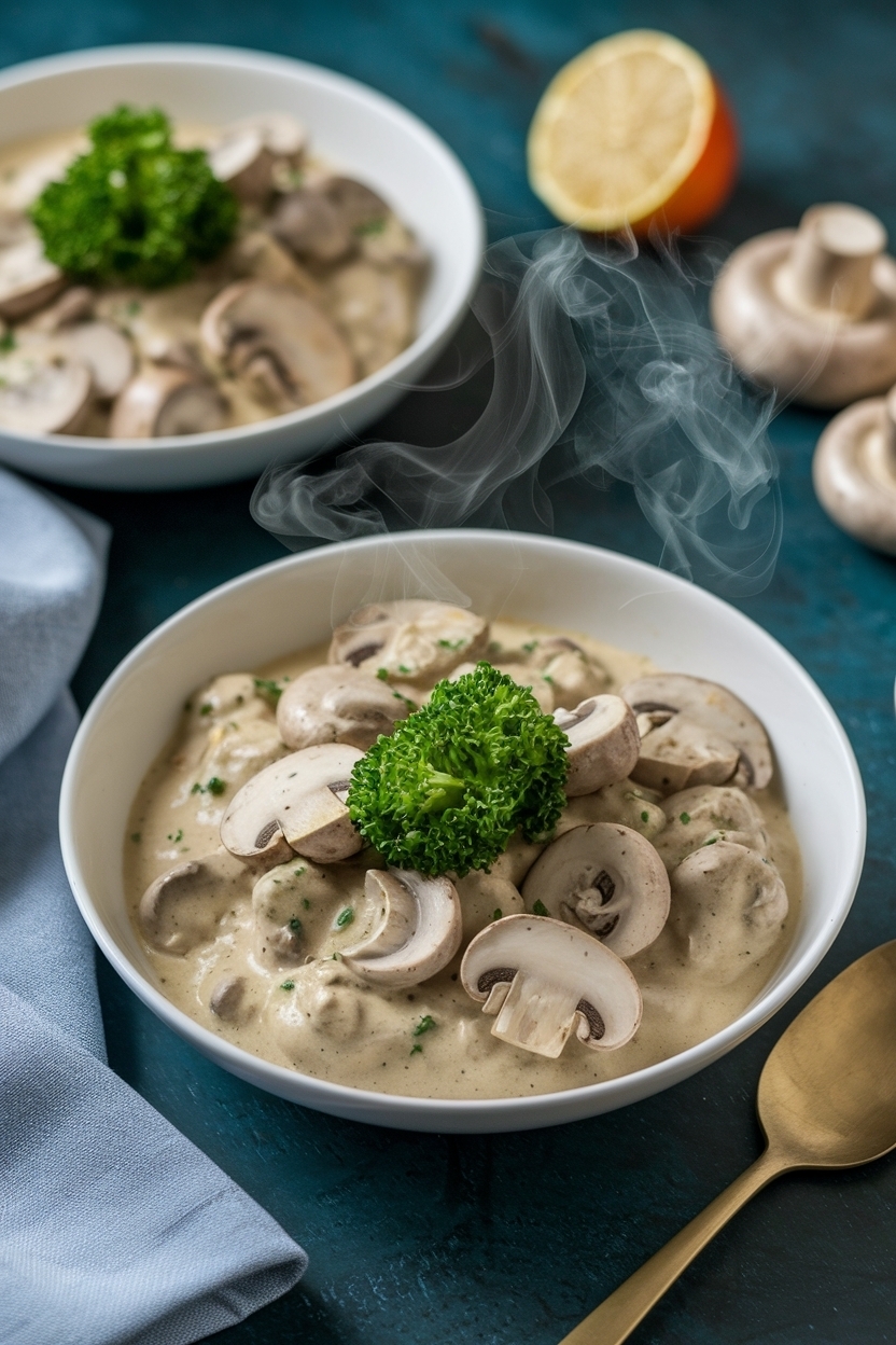 mushroom stroganoff recipe vegan creamy