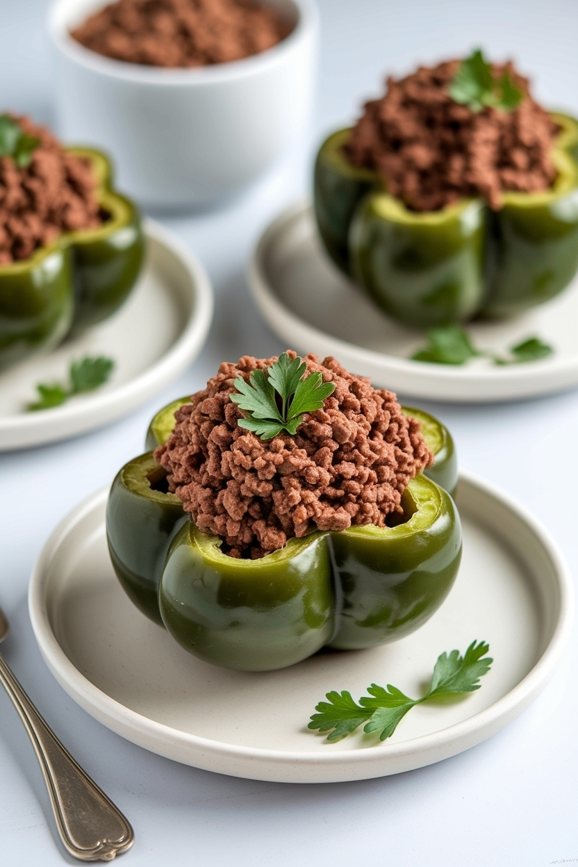 keto stuffed peppers recipe ground beef