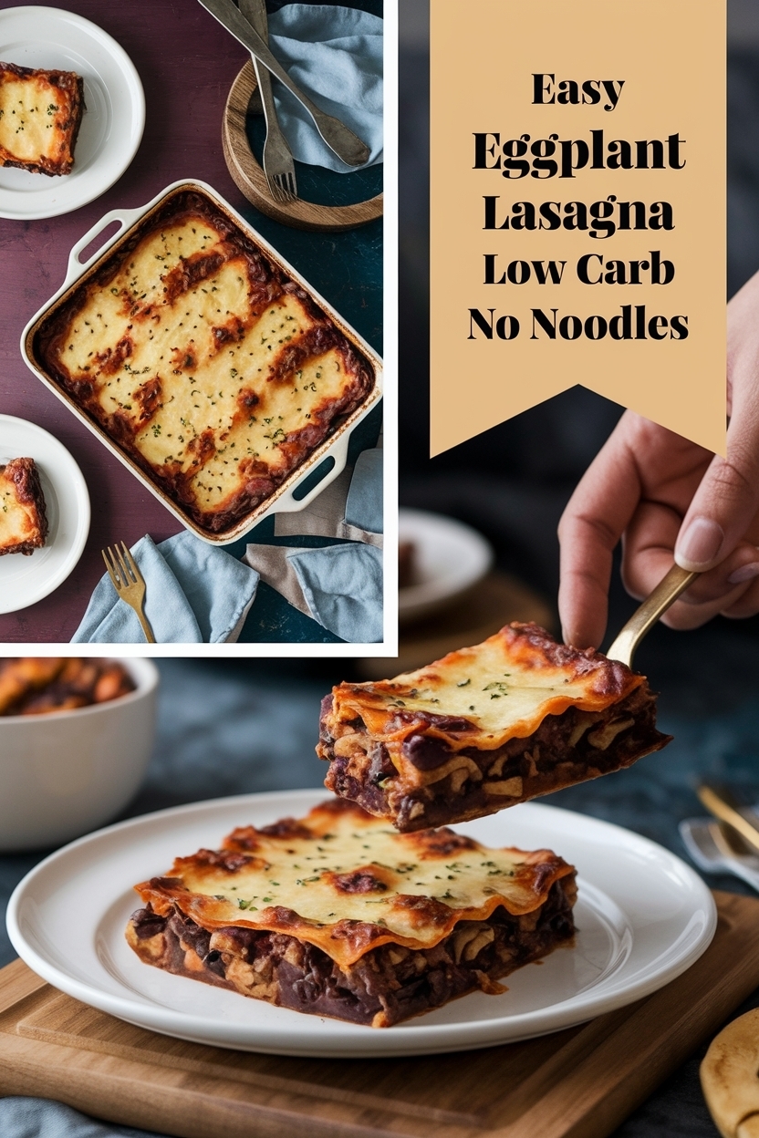 eggplant lasagna recipe low carb no noodles