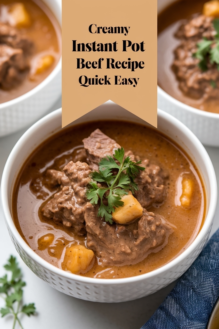 instant pot beef stew recipe quick easy