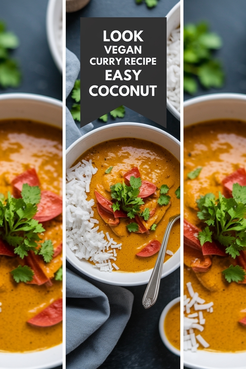 vegan curry recipe easy coconut