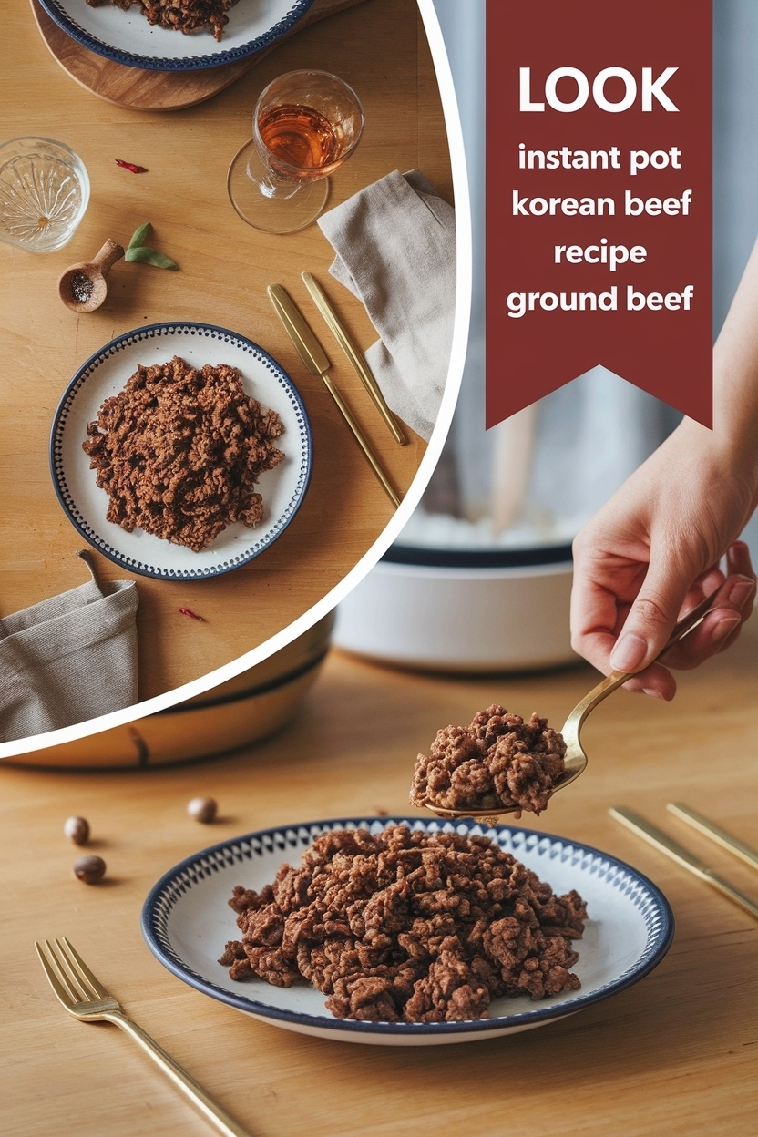 instant pot korean beef recipe ground beef