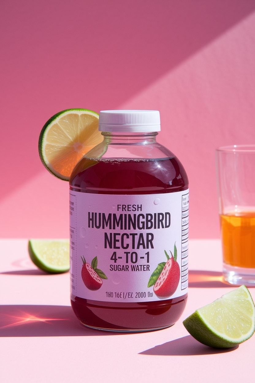 hummingbird nectar 4 to 1 sugar water