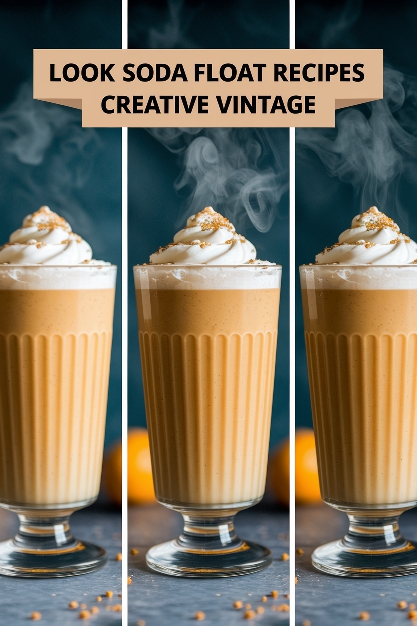 soda float recipes creative vintage
