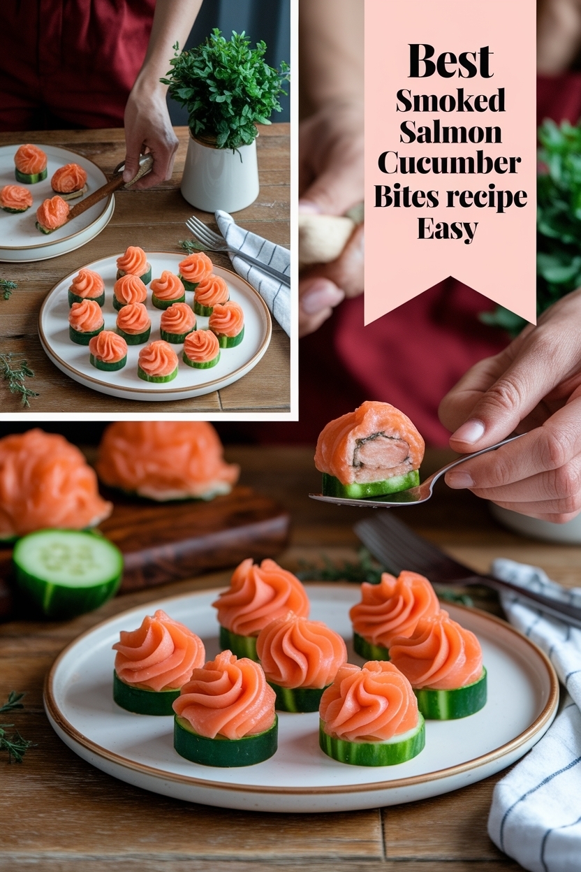 smoked salmon cucumber bites recipe easy