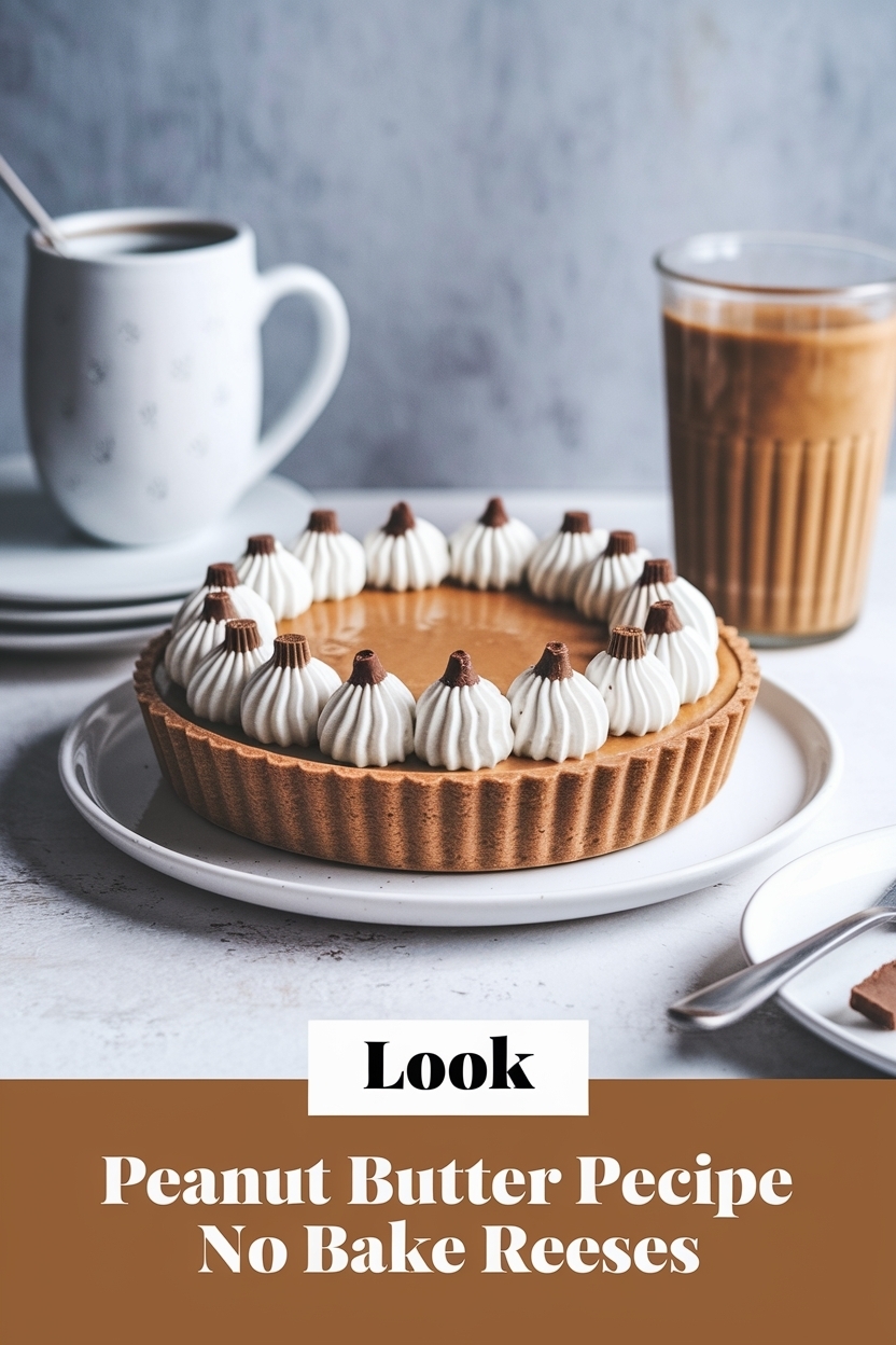 peanut butter pie recipe no bake reeses