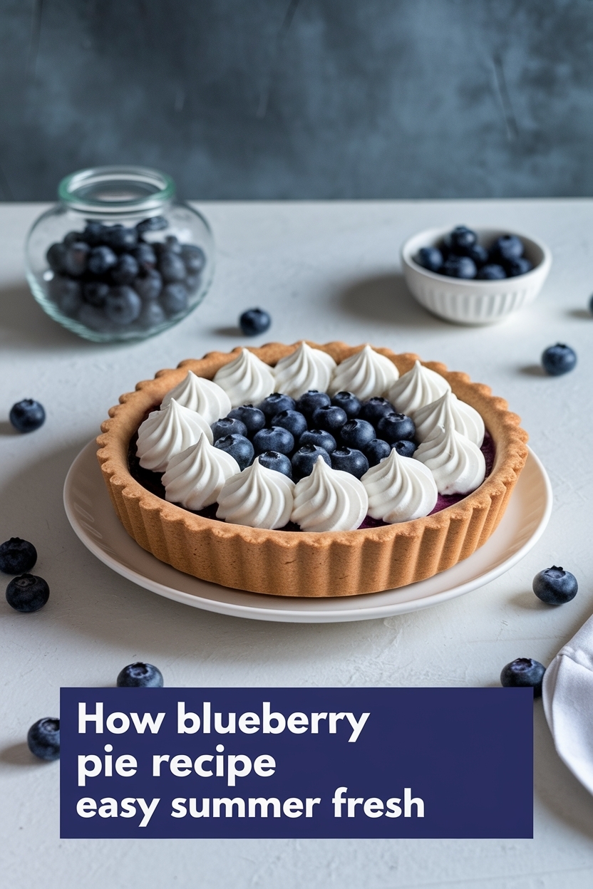blueberry pie recipe easy summer fresh