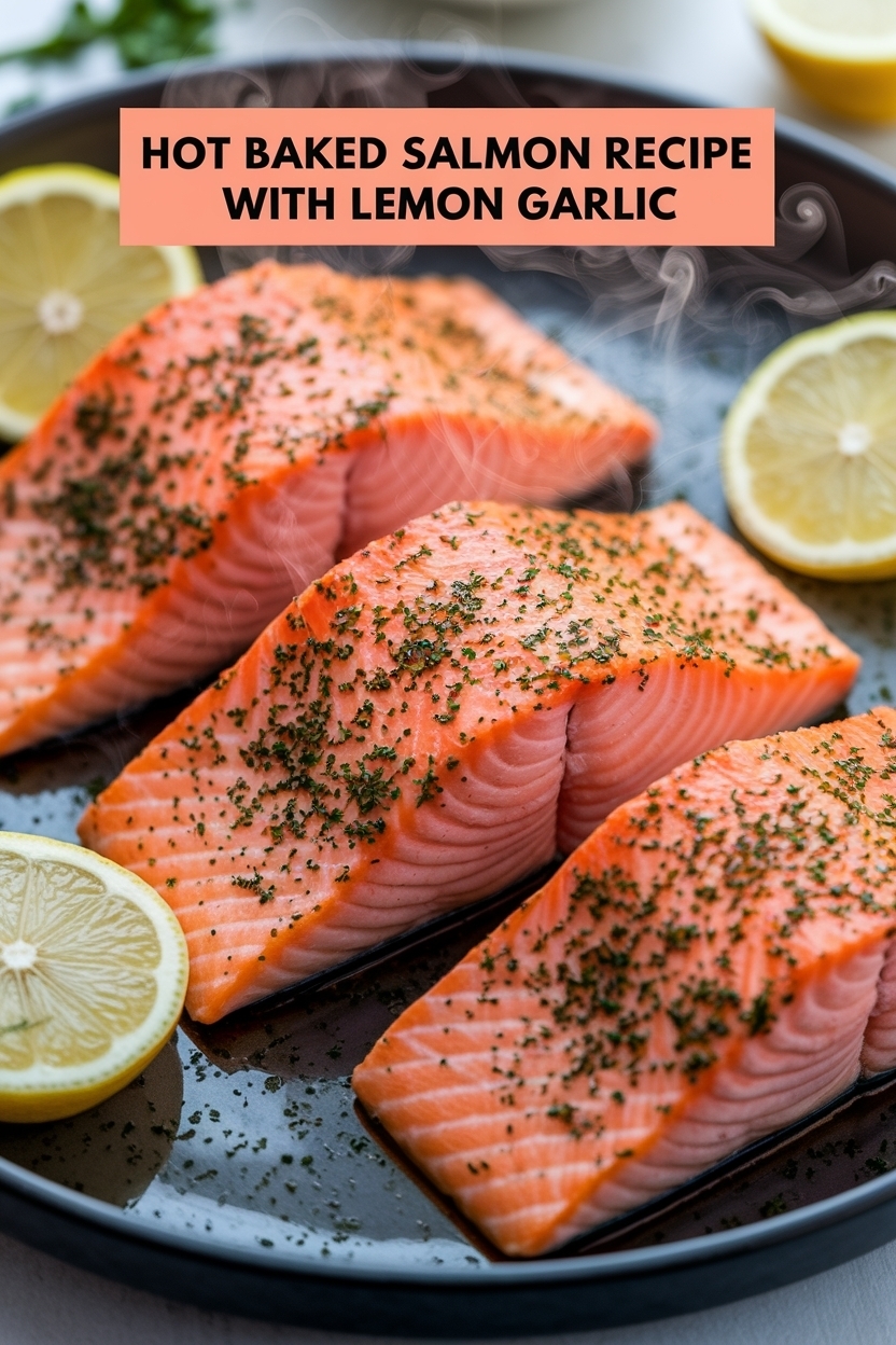 baked salmon recipe with lemon garlic