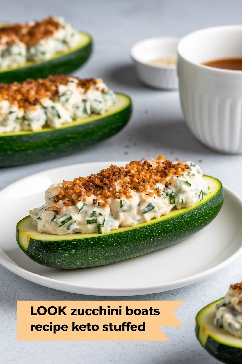 zucchini boats recipe keto stuffed