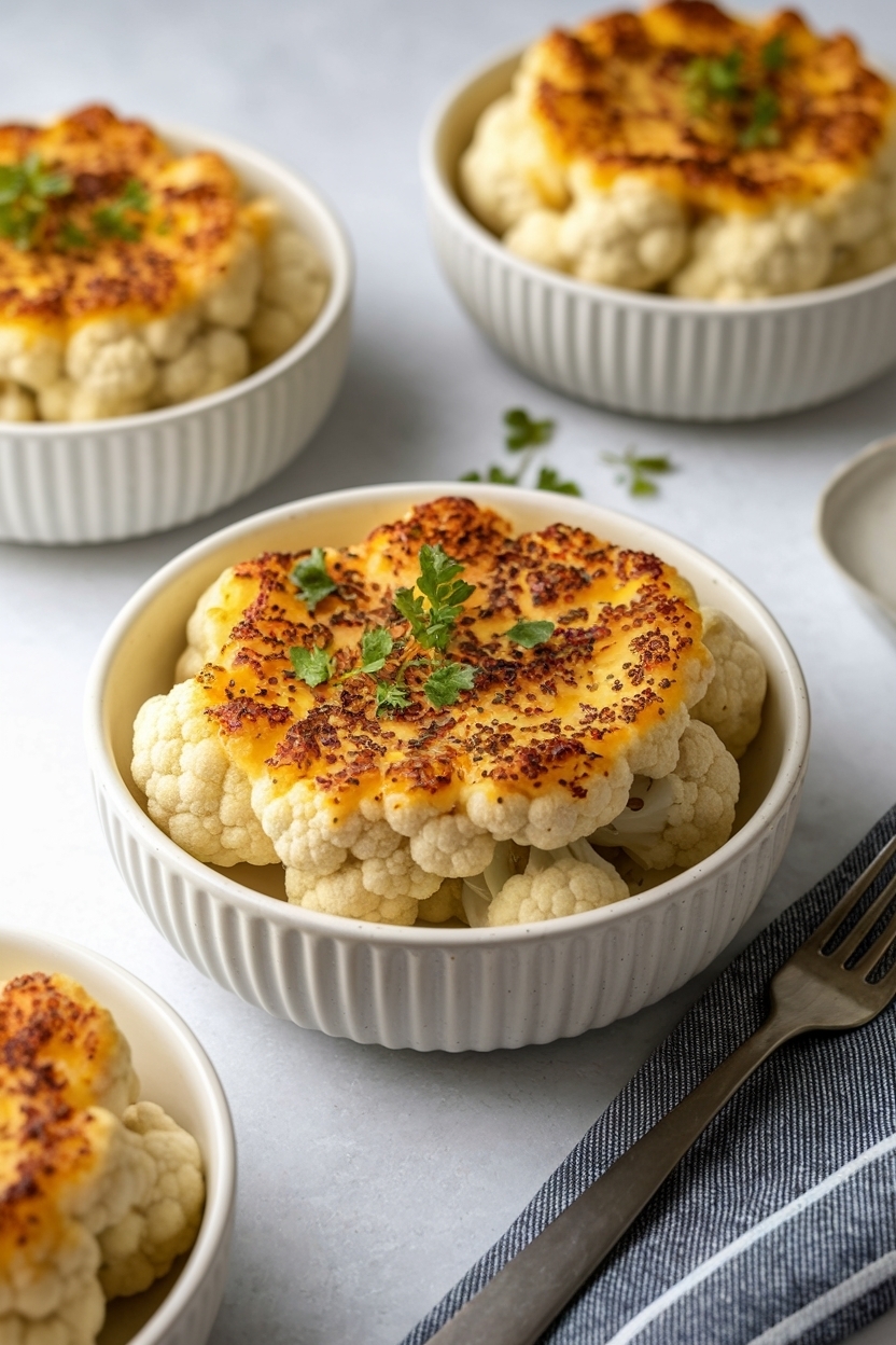 cauliflower au gratin recipe keto side