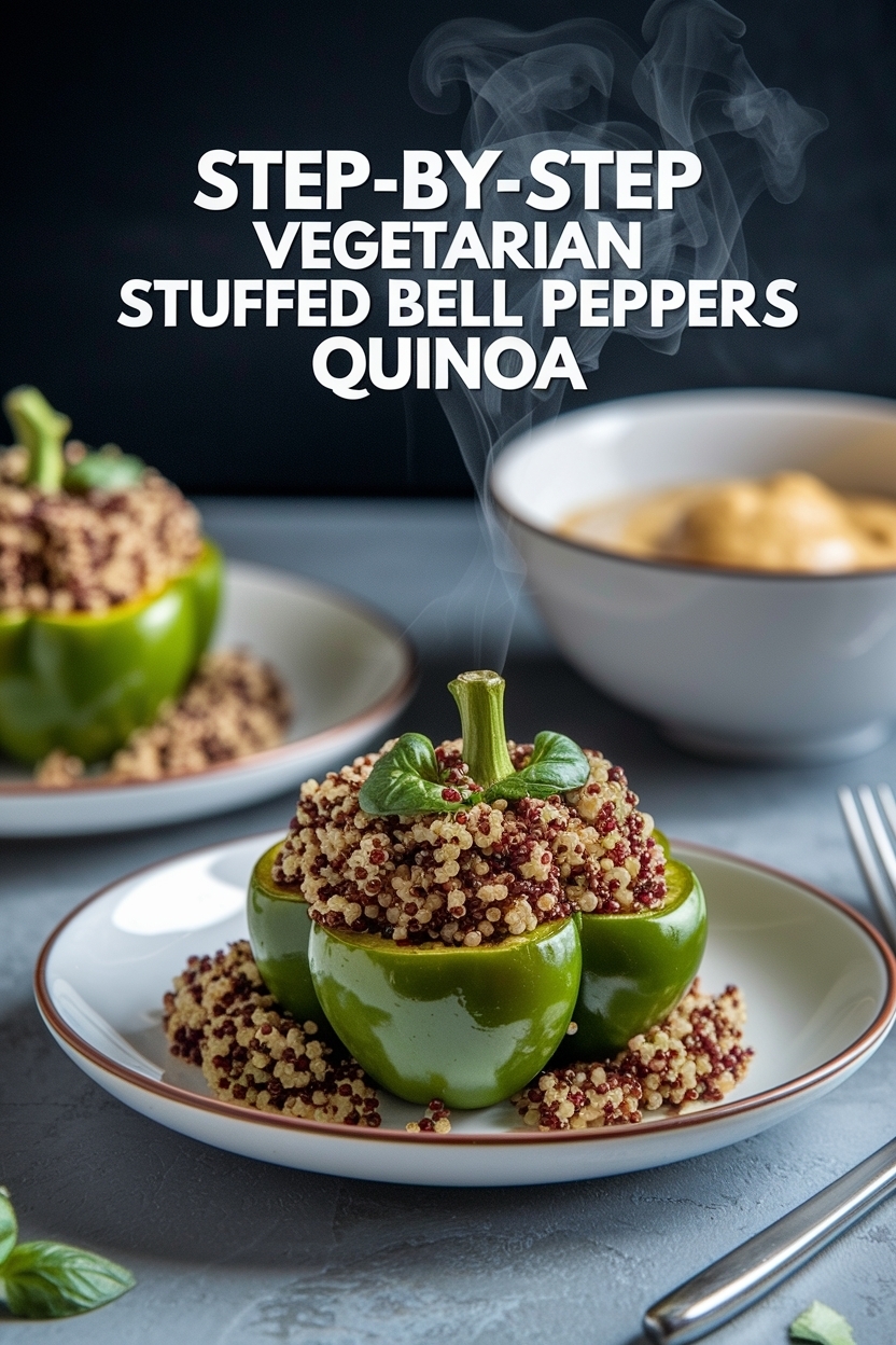 vegetarian stuffed bell peppers quinoa