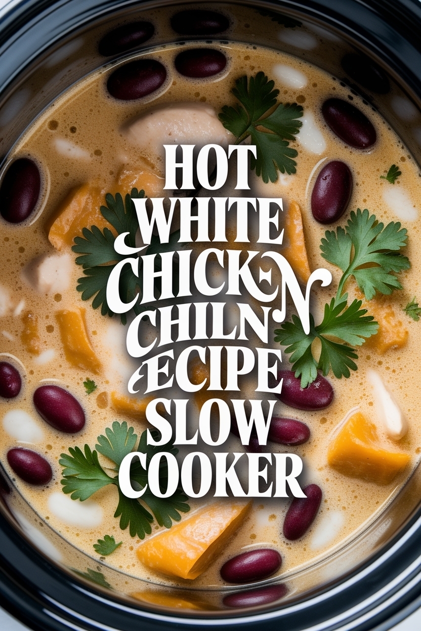 white chicken chili recipe slow cooker
