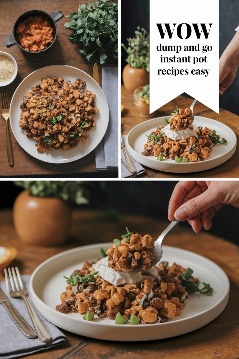 dump and go instant pot recipes easy