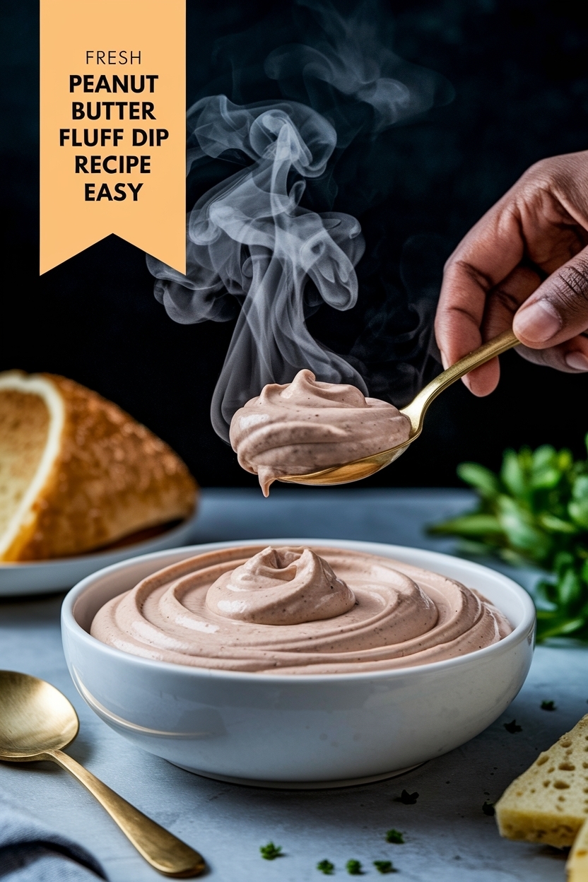 peanut butter fluff dip recipe easy