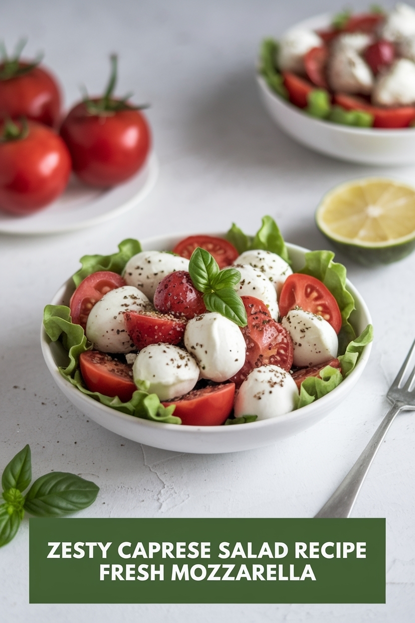 caprese salad recipe fresh mozzarella