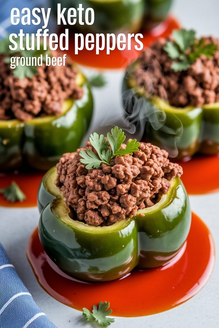 keto stuffed peppers recipe ground beef