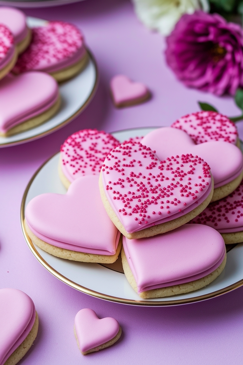 soft valentine sugar cookies no chill - Extra Photo