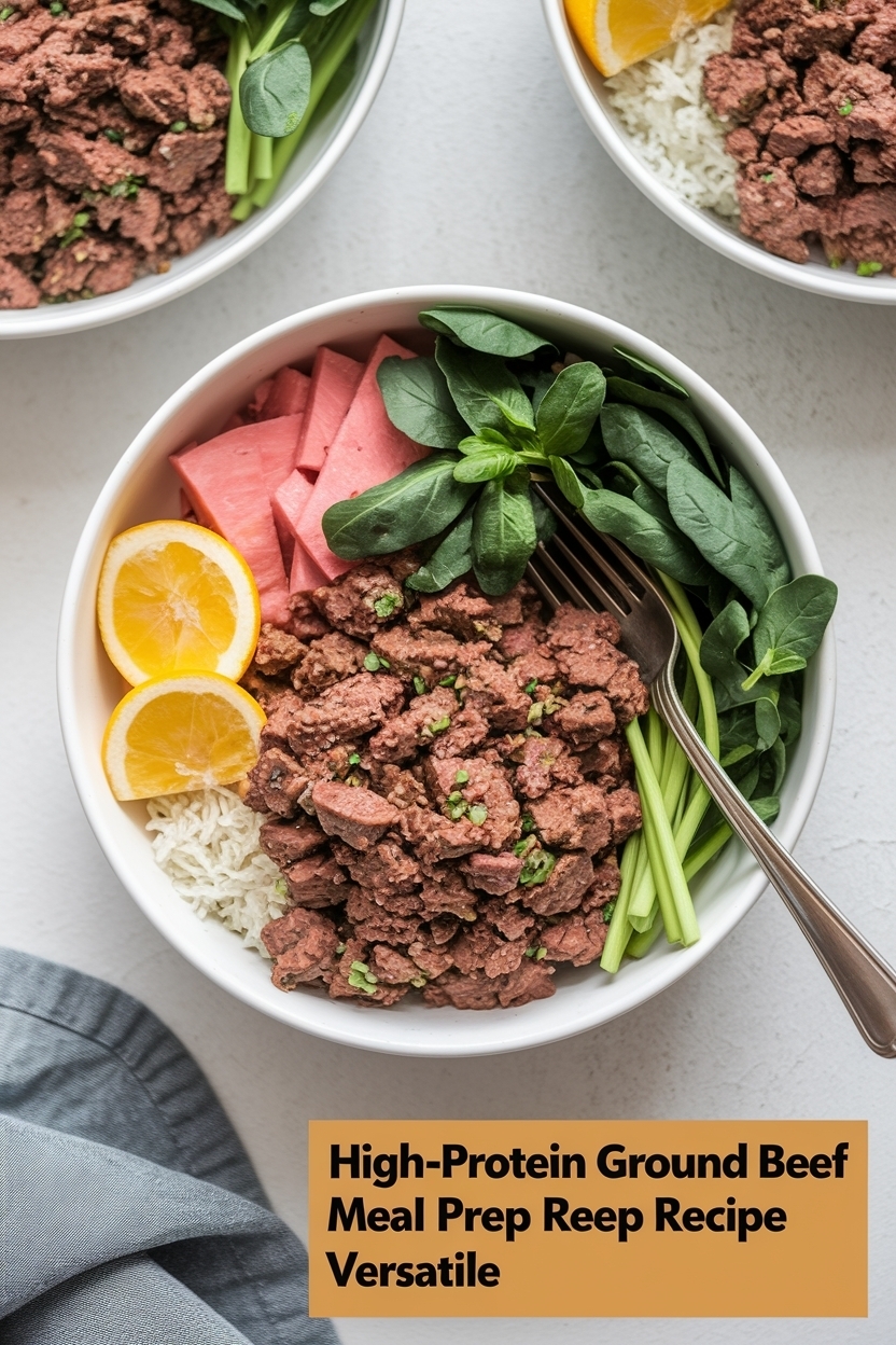 ground beef meal prep recipe versatile